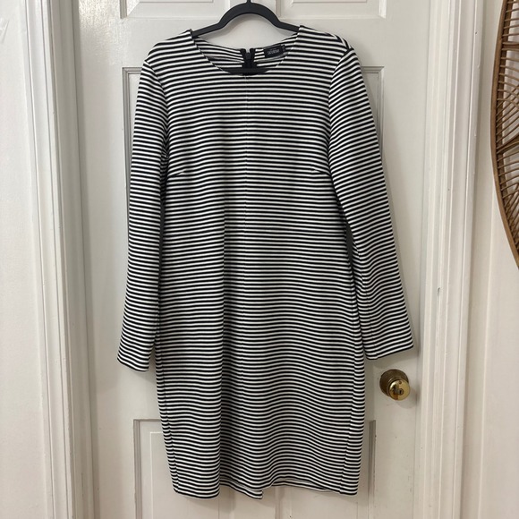 Kate Spade Saturday Dresses & Skirts - Kate Spade Saturday Striped Sheath Dress 12 Cotton Career Nautical French Girl